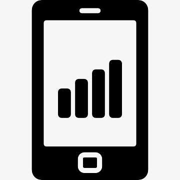 手机信息图标斜杠截图