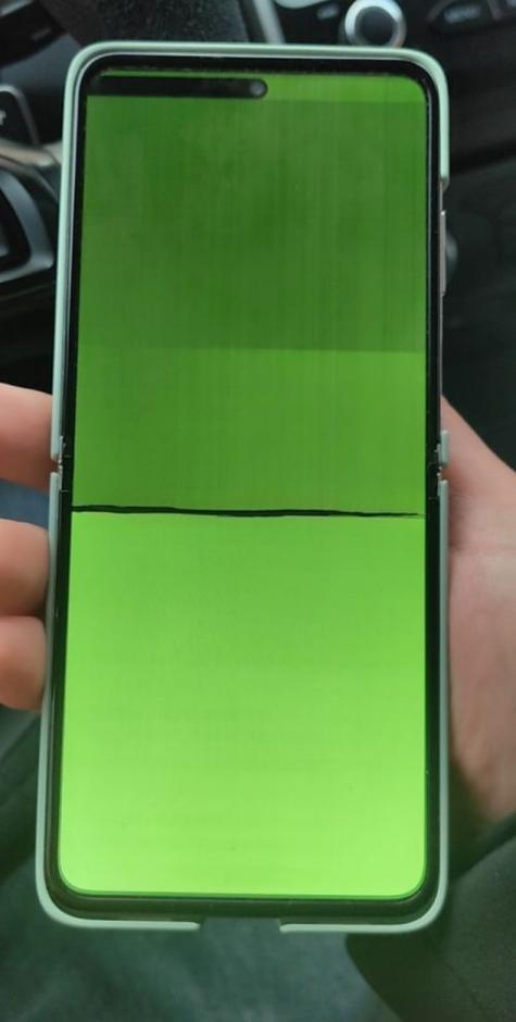 华为手机屏幕出现绿色框缩略图