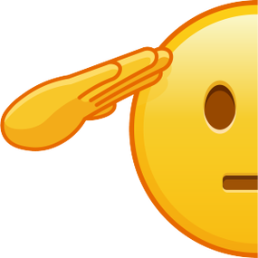 敬礼的emoji怎么打图标