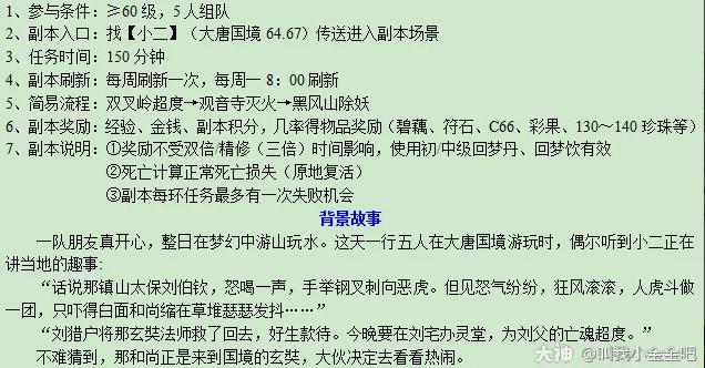黑风山副本路线图
