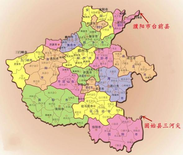 河南地图及周边地图图标