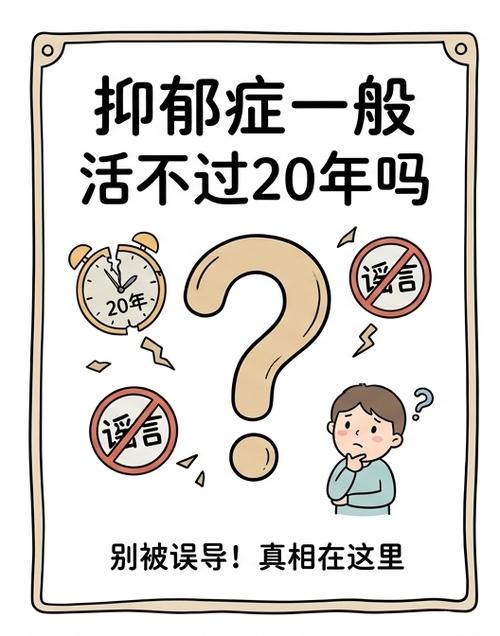 抑郁症一般活不过20年吗