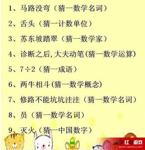 新年谜语及脑筋急转弯