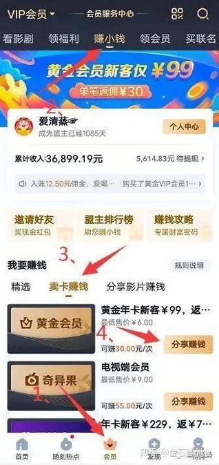 爱奇艺为什么提不了钱