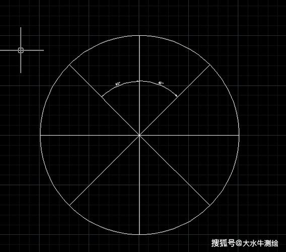cad圆中间的十字