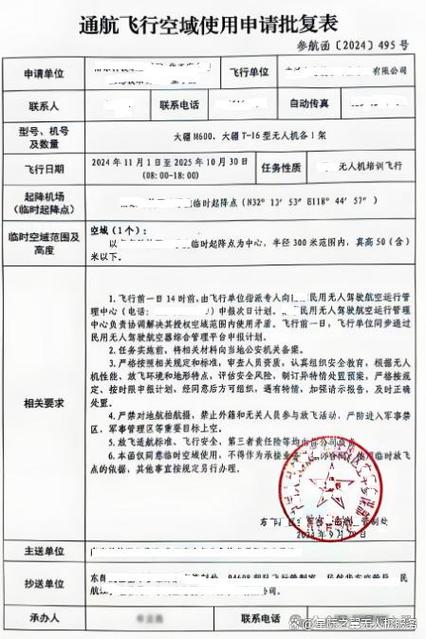 无人机起飞需要申请吗