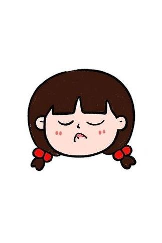 网上很火的噘嘴女孩表情包