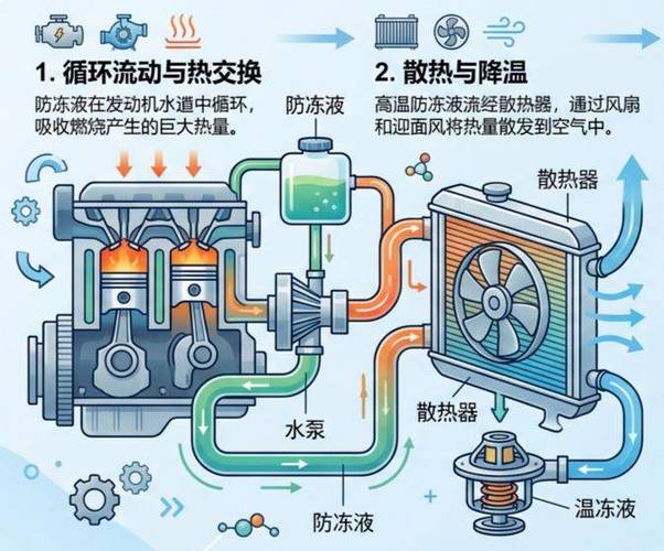 发动机散热原理截图