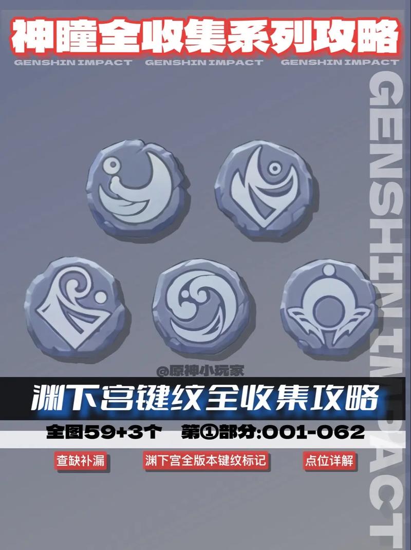 原神渊下宫所有键纹位置