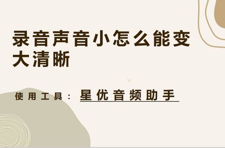 录音声音时大时小图标