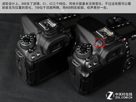 佳能70d和佳能80d对比缩略图