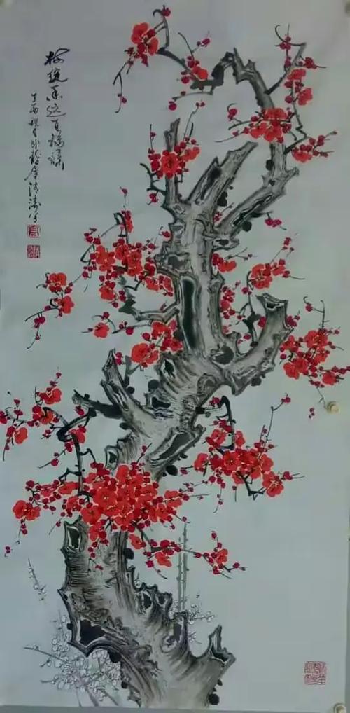 梅花三弄撞四下古言