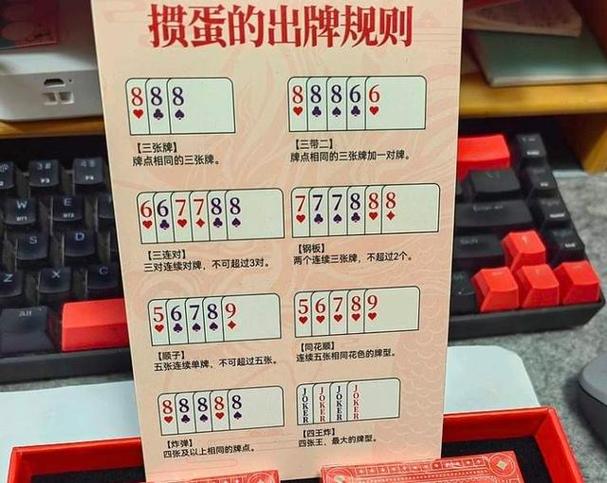 掼蛋牌型大小排序图