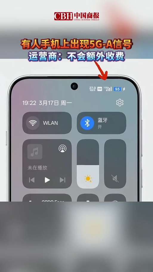 苹果信号显示5ga是什么意思
