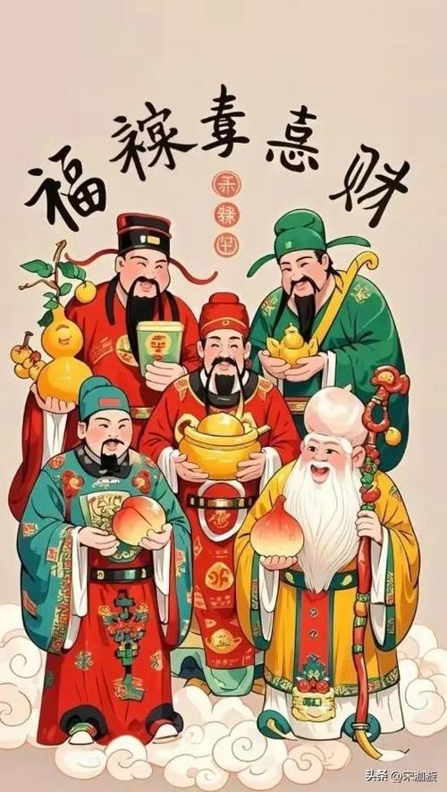 福禄寿喜财图片大全图标