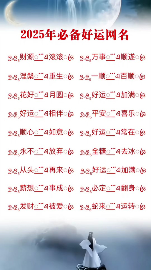 微信寓意好的名字缩略图
