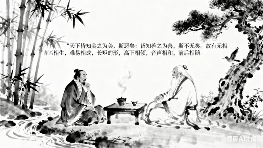 日月不争千古在,天地无语万物生截图