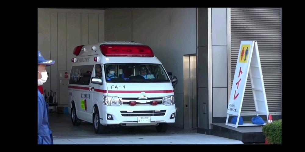 日本救护车走行图标