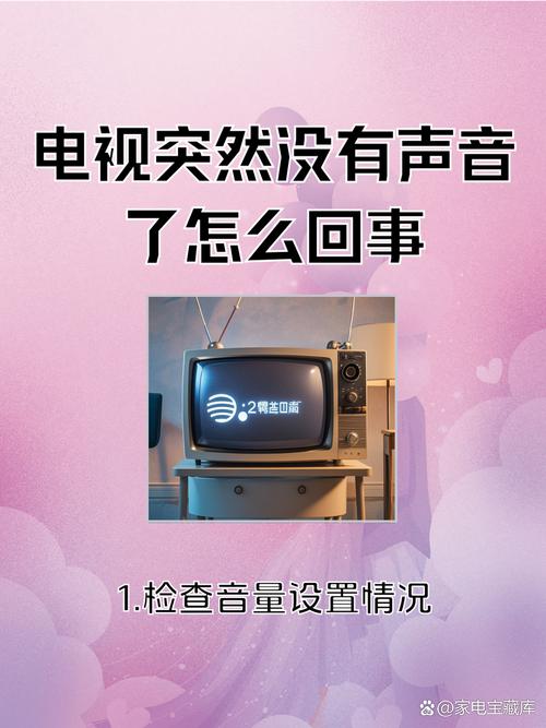 电视机没声音了是什么故障