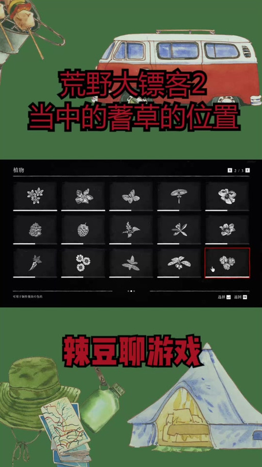 荒野大镖客2草药图鉴大全