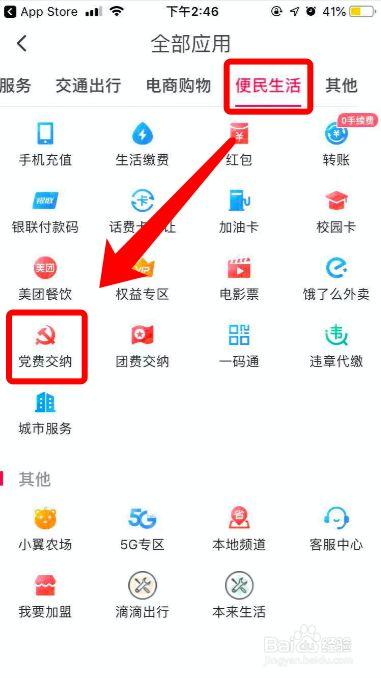 网上党费缴纳方法