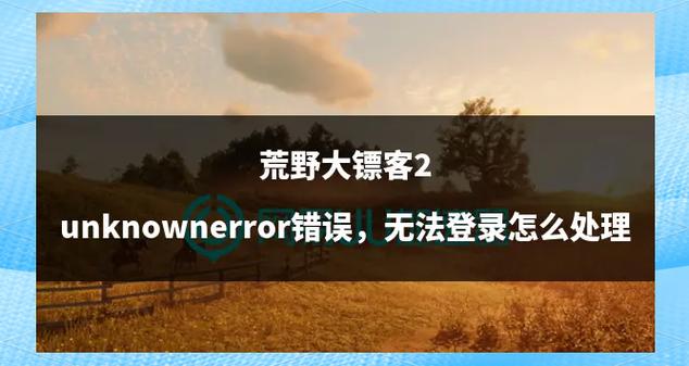 荒野大镖客2错误解决方法