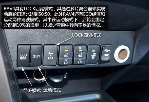 荣放的按键所有功能