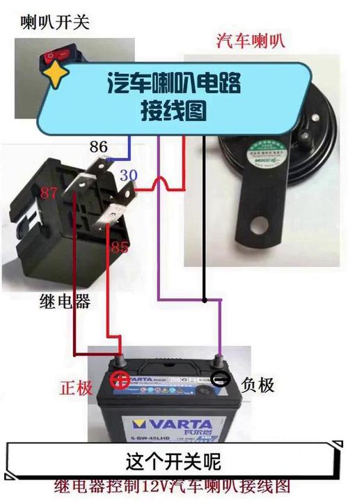 汽车喇叭接线检查步骤