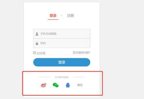 第三方登录流程