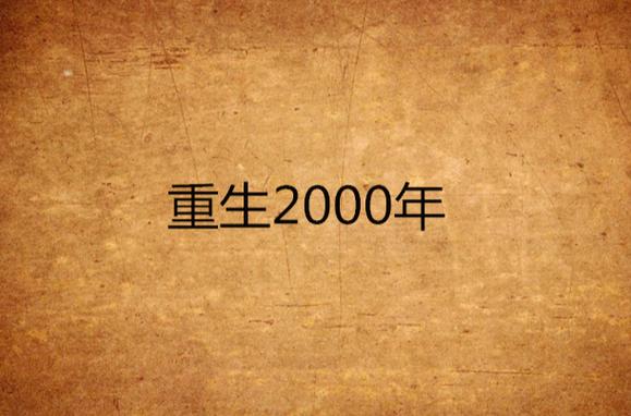 一个程序员重生2000年的小说
