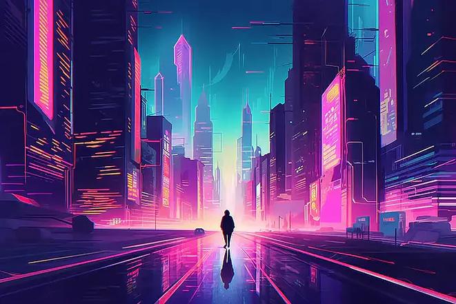 上海赛博朋克场景