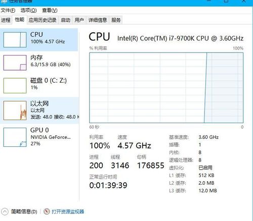 cpu开机100度
