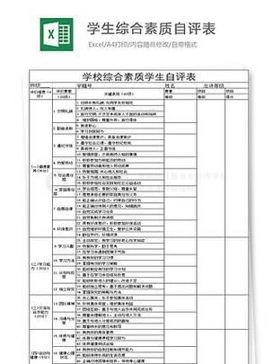 毕业学生自我评价
