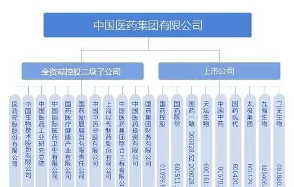 国药集团下属公司排名