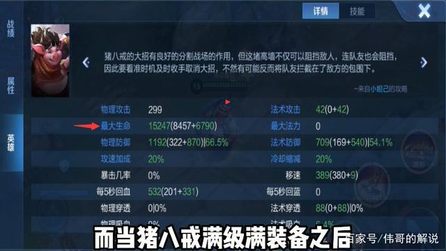 王者荣耀英雄血量排名