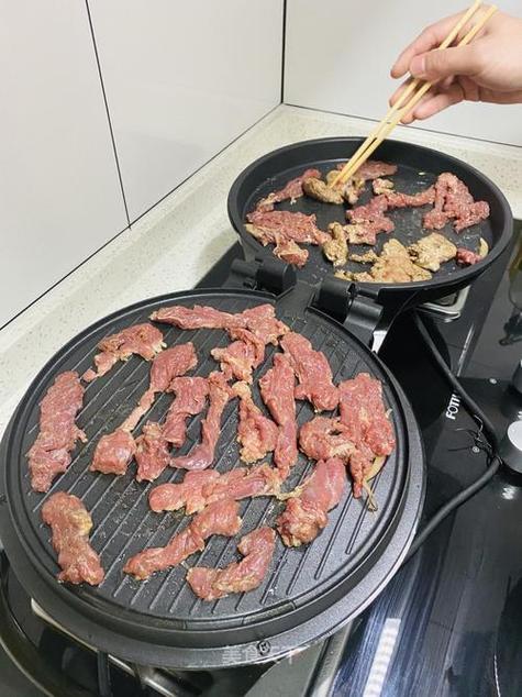 电饼铛自制烤肉的做法