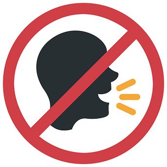 禁止喧哗卡通图片缩略图