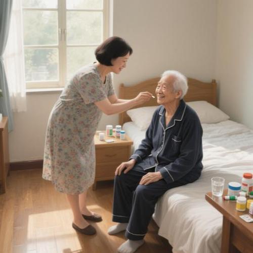 保姆照顾老人