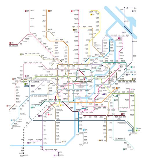 上海地铁线路图