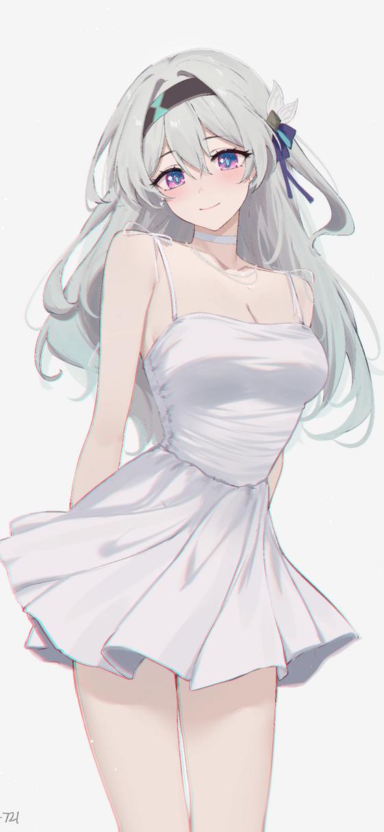 白发少女图片