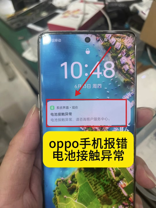 OPPO手机电池接触异常截图