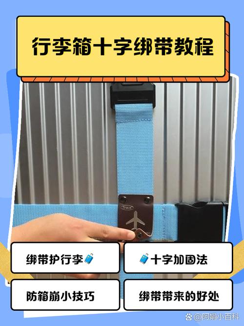 捆行李箱的带子步骤图标