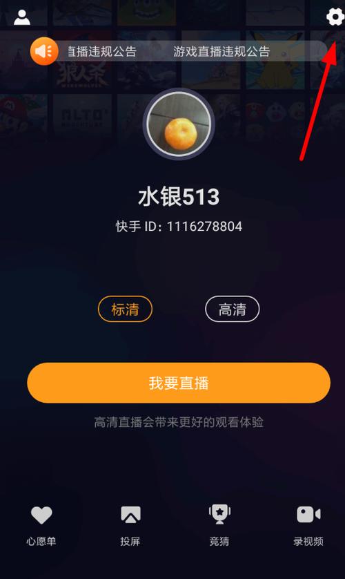 快手悬浮窗的功能设置