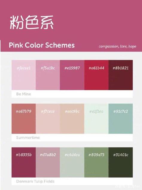 粉色最忌三种颜色