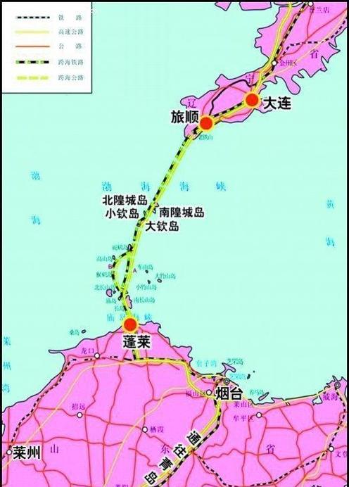 渤海湾地图全图