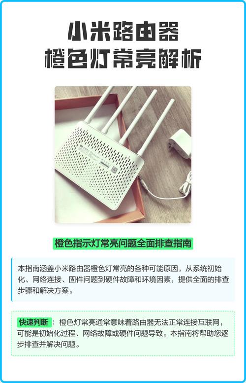 小米路由器ax3000亮橙色的灯图标