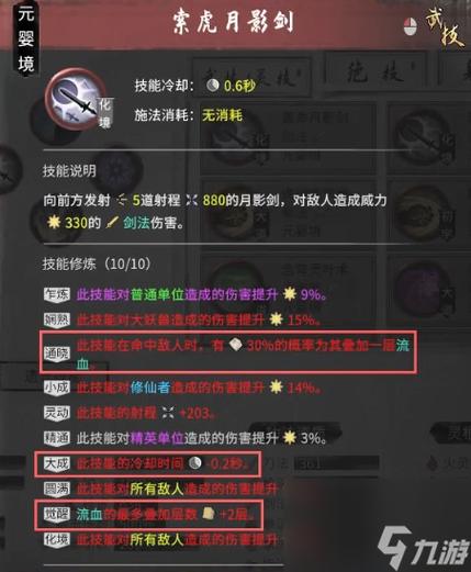 鬼谷八荒水剑流玩法攻略