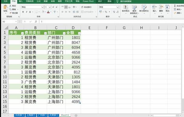 同表格同一样合并汇总