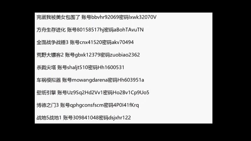 绅士免费账号密码分享