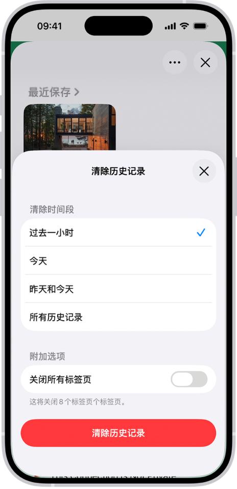苹果手机清除cookie截图